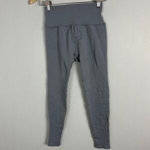 Alphalete Grey Compression Amplify Leggings Womens Size Medium Activewear Pants